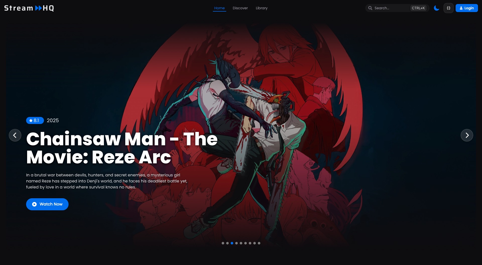 StreamHQ Streaming Dashboard